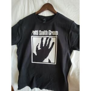 Patti Smith Group band t shirt Ladies XL Black